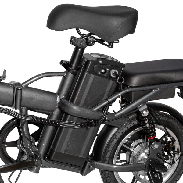 CRONY K2 14inch Fold Sport Bike Max Speed 30KM/H 48V/10AH Battery Dual Seater Foldable Design 120KG Weight Capacity Electric bicycles