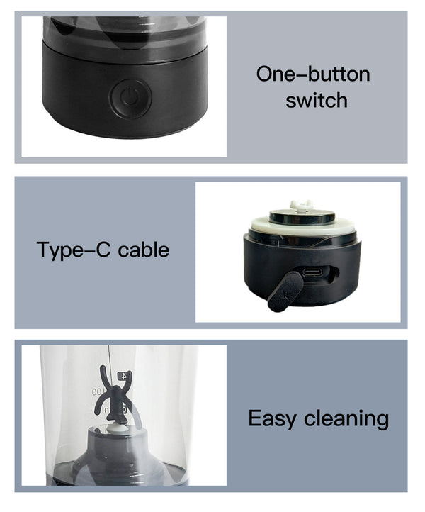 CRONY VT-006 Self-mixing Cup Portable Sustainable Rechargeable Plastic Electric Shaker Water Bottles