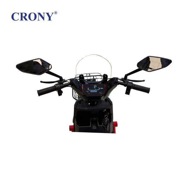 CRONY T10 Tank Electric Scooter, Green, 800W Motor, 48V 20Ah Detachable Battery, 40–60 km/h Top Speed, 40–50 km Range, Dual Seat, Front & Rear Suspension, LCD Display, Front Basket & Bluetooth Speaker