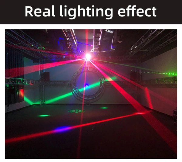 CRONY 24PCS 4in1 Moving Head Light Beam Strobe Effect Led Moving Head DMX DJ Disco Rotating Magic Ball Lights RGBW