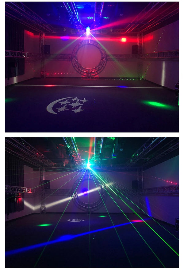 CRONY 24PCS 4in1 Moving Head Light Beam Strobe Effect Led Moving Head DMX DJ Disco Rotating Magic Ball Lights RGBW