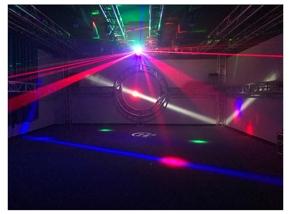 CRONY 24PCS 4in1 Moving Head Light Beam Strobe Effect Led Moving Head DMX DJ Disco Rotating Magic Ball Lights RGBW