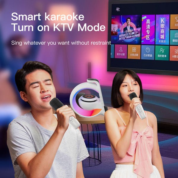 Multi-G table lamp BT speaker & MIC & clock & wireless charge Big G table lamp Bluetooth speaker with wheat belt clock with multi-function wireless charge