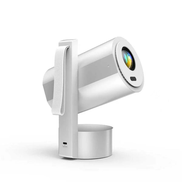 CRONY R3P Portable Mini Projector 1080P LED Smart Projector Supports 4K Decode Android with Built In Speakers