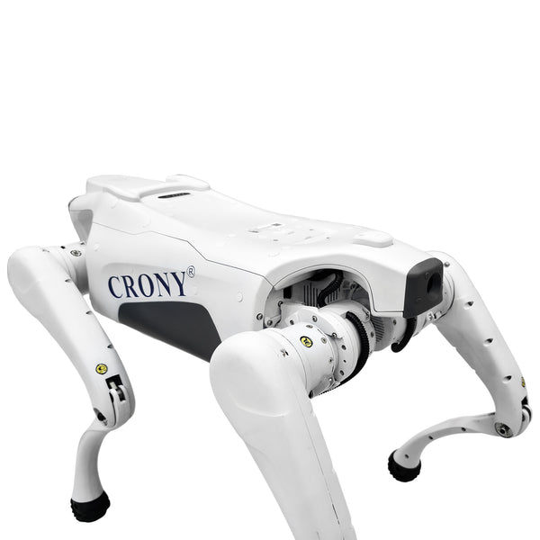 CRONY Advanced Smart AI Robot Dog, engineered for advanced technology enthusiasts, education, research, and AI development. Designed with a premium aluminum alloy frame combined with high