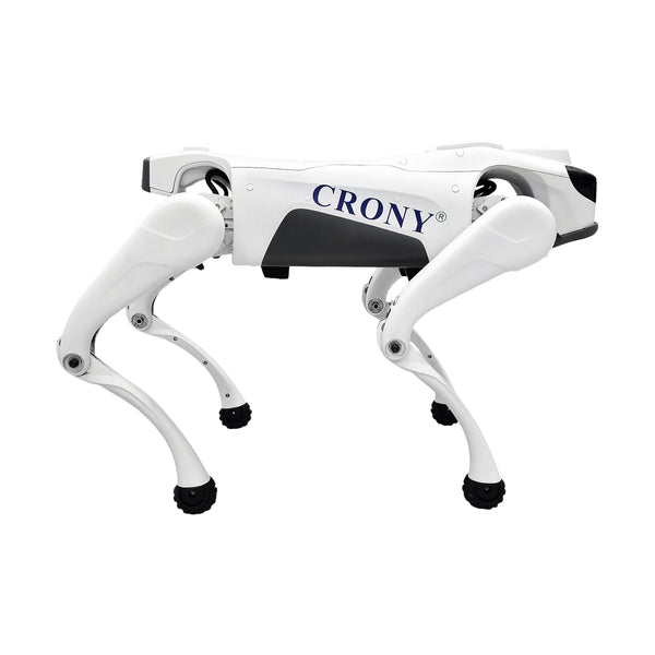 CRONY Advanced Smart AI Robot Dog, engineered for advanced technology enthusiasts, education, research, and AI development. Designed with a premium aluminum alloy frame combined with high