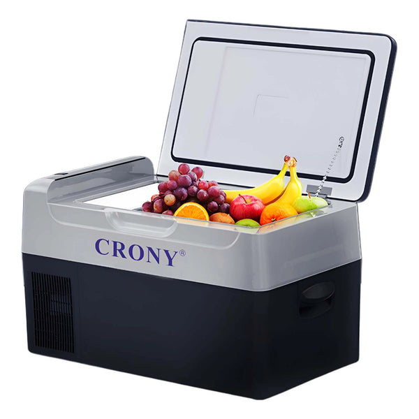 CRONY Portable Mini 12V Car Refrigerator Cooler Compressor 22L Car Fridge Freezer