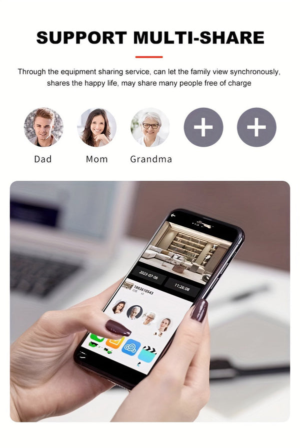 CRONY IV-20 V360Pro APP 1080P Video Calling WIFI HD Camera One-Click Video Calling Infrared Night Vision Video Baby Monitoring Camera