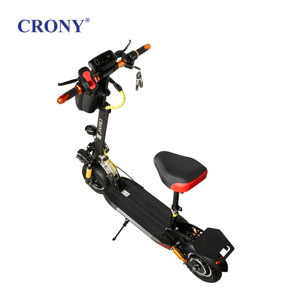 CRONY V10+ PRO 1500W 10 inch Wide tire High configuration E-Scooter Electric Scooter 10" Off-Road Tires Bluetooth Speaker Phone Holder