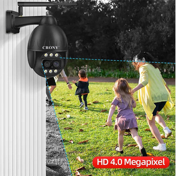 VST-DL26G-3IN1-4MP-10X 4G Camera Dual Lens 4K WiFi/Lan/4G GSM Pan Tilt Zoom Smart Security Camera