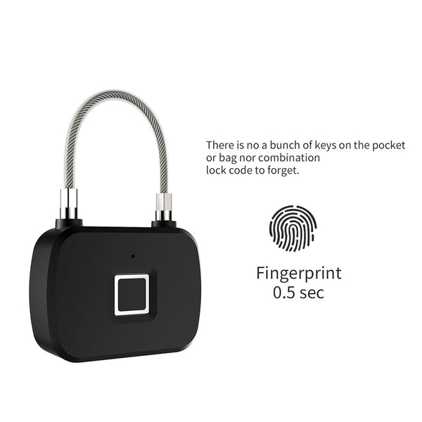 CRONY Mini fingerprint lock Home Use Mini Computer Safety Fingerprint Cabinet Lock