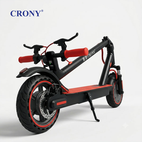 CRONY XM M365 red with Suspension and APP E-Scooter Max speed 45 KM/H Electric Scooter Aluminium Alloy Folded 8.5 Inch tires