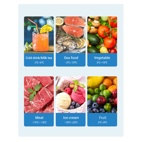 CRONY B35IM Ice Maker refrigerator with wheels Lever 38L Portable Ice Maker & Freezer Home & Car Use -20°C 7 Bullet Ice LED Control Wheels