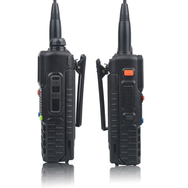 Baofeng UV-5RH 7W UHF (400-480MHz) VHF (136-174MHz) Tri-Bands 999Ch Frequency Search Weather Forecast FM Walkie Talkie