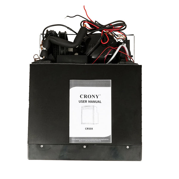 CRONY CR50X Portable Freezer 12 Volt Car Refrigerator 50 Litre Fast Cooling 12V Car Fridge -20°C to 20°C, Car Cooler, 12/24V DC and 100-240V AC for Outdoor Camping RV Truck Boat with Battery