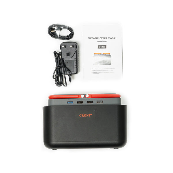 CRONY BS100 Portable Power Station 45000mAh outdoors camping travel hunting emergency battery 100w portable power generator emergency