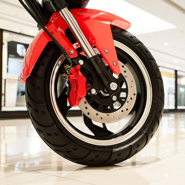 CRONY NEW X1 Harley Electrocar car With BT Speaker Electrocar car Citycoco Fat Tire Electric Motorcycle Red