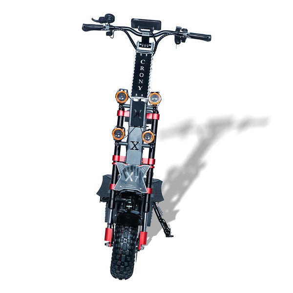 CRONY X7 Electric Scooter 5000Wx2 Motors 72V/50AH Battery 80-190KM Range Disc Brakes Front/Rear Suspension High configuration Dual Motor E-Scooter