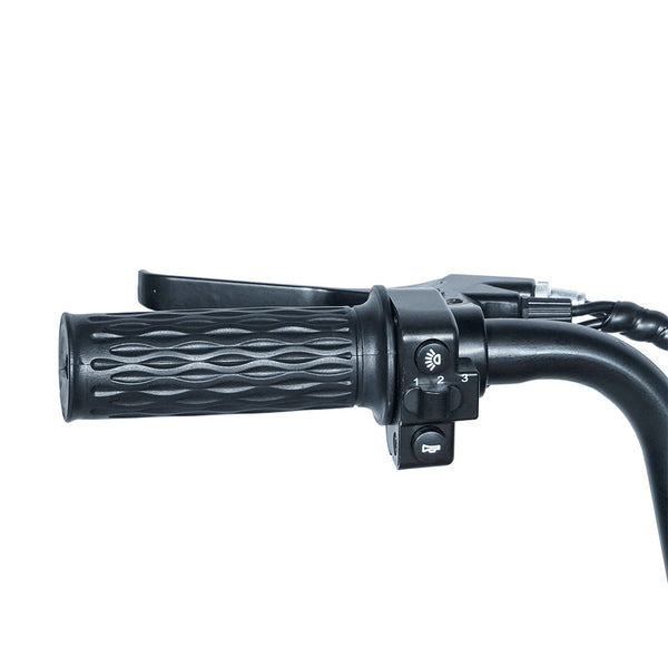 CRONY YY-7S8P Electric Scooter 180W Motor 24V/5.2AH Battery 10-12KM Range Front Suspension Normal Brake LCD Display Harley Motorcycle Electric Motorcycle