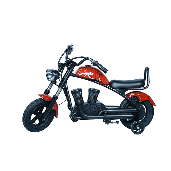 CRONY YY-7S8P Electric Scooter 180W Motor 24V/5.2AH Battery 10-12KM Range Front Suspension Normal Brake LCD Display Harley Motorcycle Electric Motorcycle