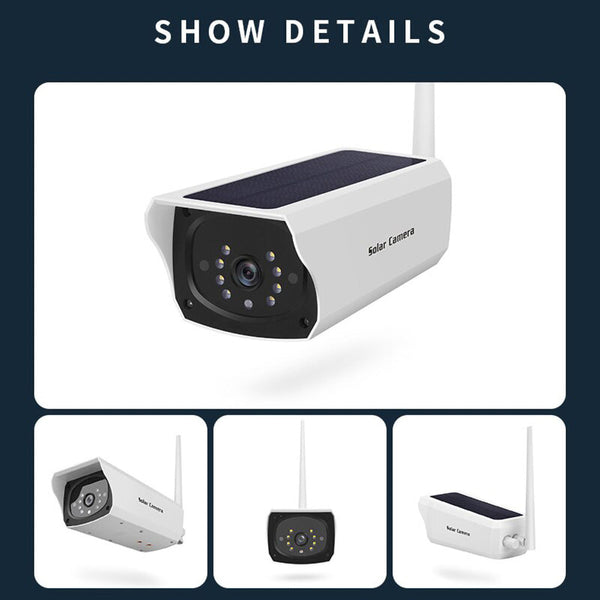 YN60-solar 5X WIFI camera 1080P HD Security Surveillance Audio