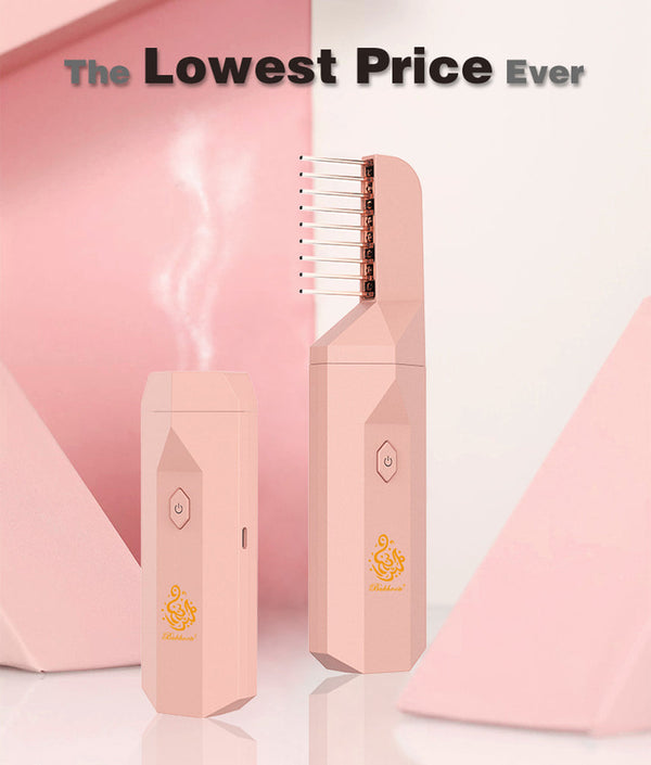 CRONY B26 Comb Bukhoor USB Portable Women Hair Bakhoor Incense Burner Dukhoon Electric Portable Incense Burner