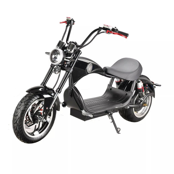 CRONY NEW X1 Harley Electrocar car With BT Speaker Electrocar car Citycoco Fat Tire Electric Motorcycle Red spider