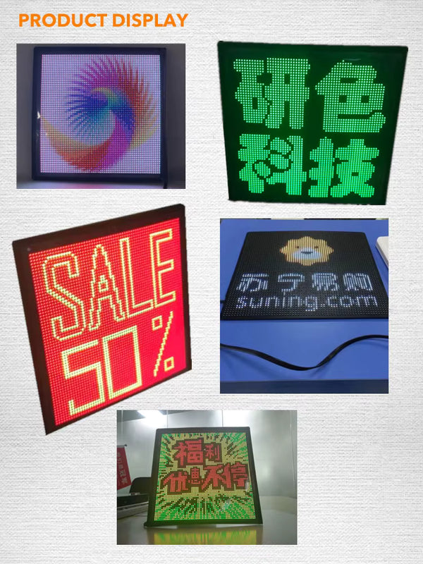 CRONY us-b005 LED display waistcoat Bios led | professional advertising | LED matrix LED screen panel vest | HD advertising board display AD Jacket