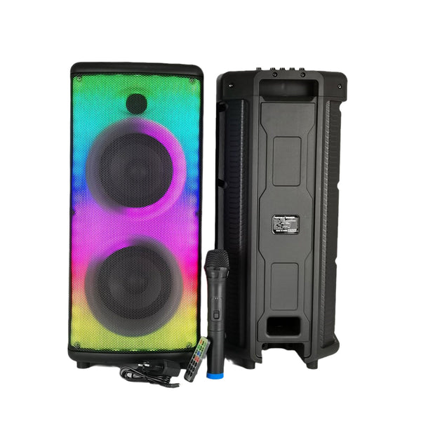 CRONY RX-6238 big power disco light loud speaker wireless with bass echo treble rechargeable battery karaoke speaker