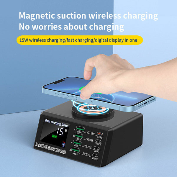 CRONY WLX-X9M Multi-functional Charger Station multifunction chargers High Power 110W 8-Ports Multiple Usb C Charger