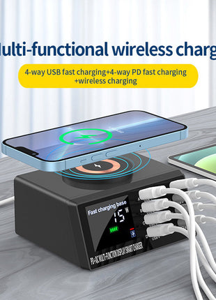 CRONY WLX-X9M Multi-functional Charger Station multifunction chargers High Power 110W 8-Ports Multiple Usb C Charger