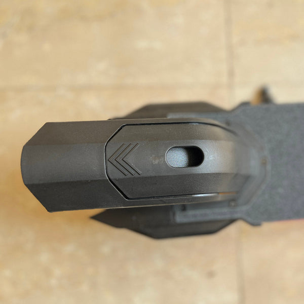 CRONY S32 Kids Foldable E-Scooter with LED Light Bar RGB Deck Lights & LED Display & E-Brake and E-Accelerator & Extended Footrest Supports Up to 100KG