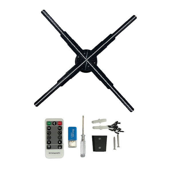 CRONY Hologram Advertising 596 light 50cm with BT+WIFI Fan Screen