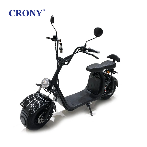 CRONY X3 BIG HARLEY+LI-ion battery+BT+double seat Black Spid Electric Motorcycle Black Spiderman