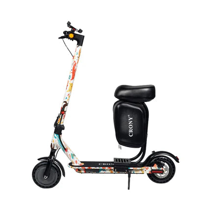 XM M365 APP+SEAT with Suspension is a foldable electric scooter designed for adult urban commuting. Powered by a 350W motor, it delivers speeds between 25–45 km/h with a range of 15–20 km per charge
