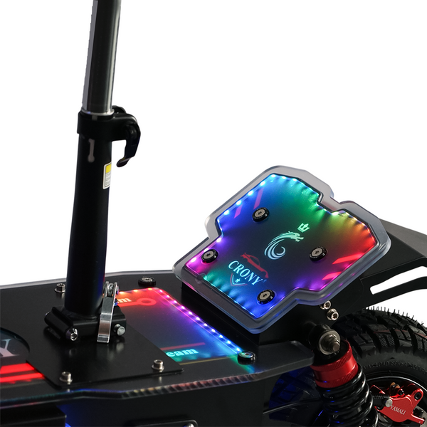 CRONY MK-11 Off Road Dual Motor 4000Wx2 Electric Scooter Big LCD Display Speed upto DiscBrake Front/Rear