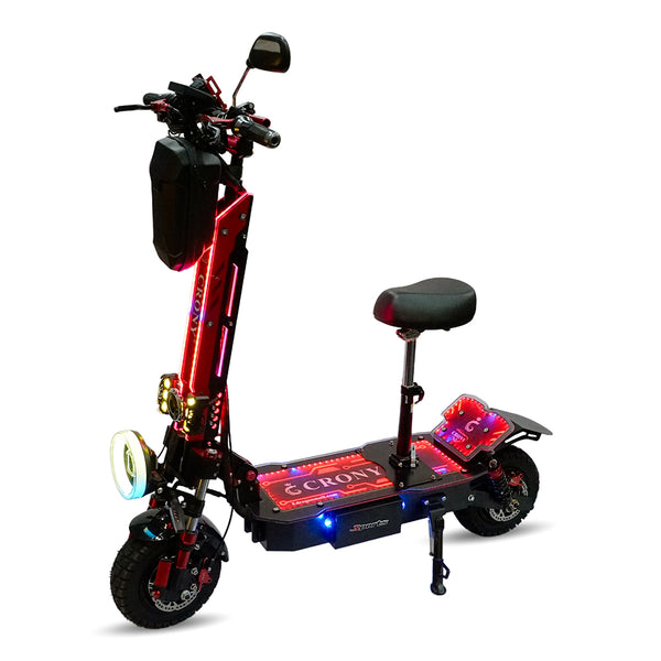CRONY MK-11 Off Road Dual Motor 4000Wx2 Electric Scooter Big LCD Display Speed upto 85 Km/h DiscBrake(Front/Rear)2024 Model