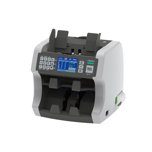 CRONY S200 High-Speed Smart Bill Counter 1000 Notes/Min Built-in Thermal Printer Touch Screen Banknote Verifiers