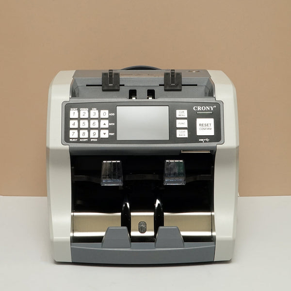 CRONY S200 High-Speed Smart Bill Counter 1000 Notes/Min Built-in Thermal Printer Touch Screen Banknote Verifiers