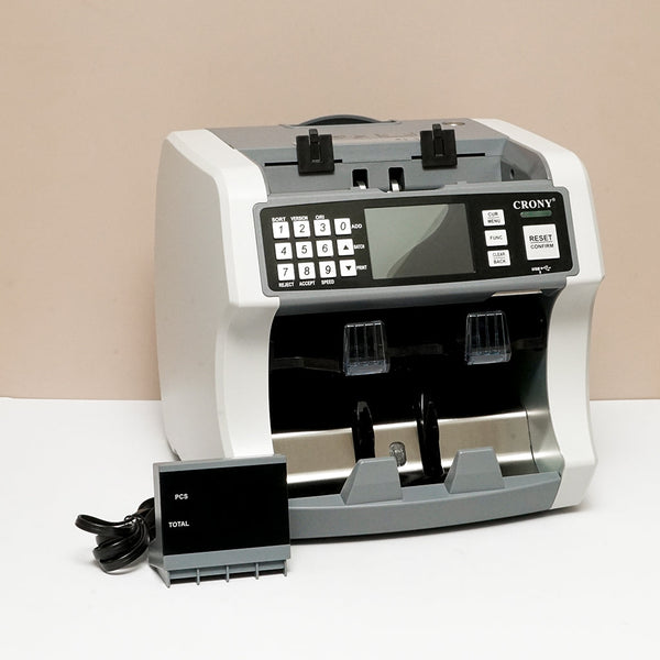 CRONY S200 High-Speed Smart Bill Counter 1000 Notes/Min Built-in Thermal Printer Touch Screen Banknote Verifiers