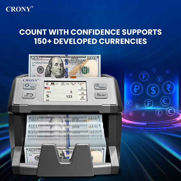 CRONY SH-29C Multi Currency Mix Value Money sorte with UV MG MT IR Detection 800 1000 1200 pcs/min No reviews |