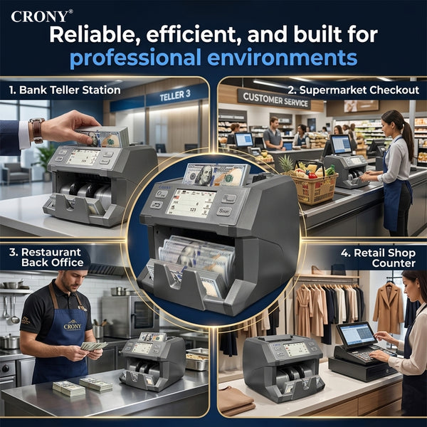 CRONY SH-29C Multi Currency Mix Value Money sorte with UV MG MT IR Detection 800 1000 1200 pcs/min No reviews |