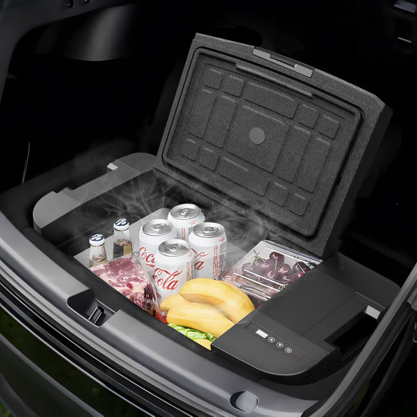 CRONY TSL35 35L Portable Car Refrigerator LED Display Low Noise Durable for 12V 24V and Home Use