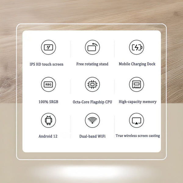 Crony TX24-1 24inch Smart Interactive Mobile Screen 1080 x 1920 IPS Swivel Screen 10000mAh Battery