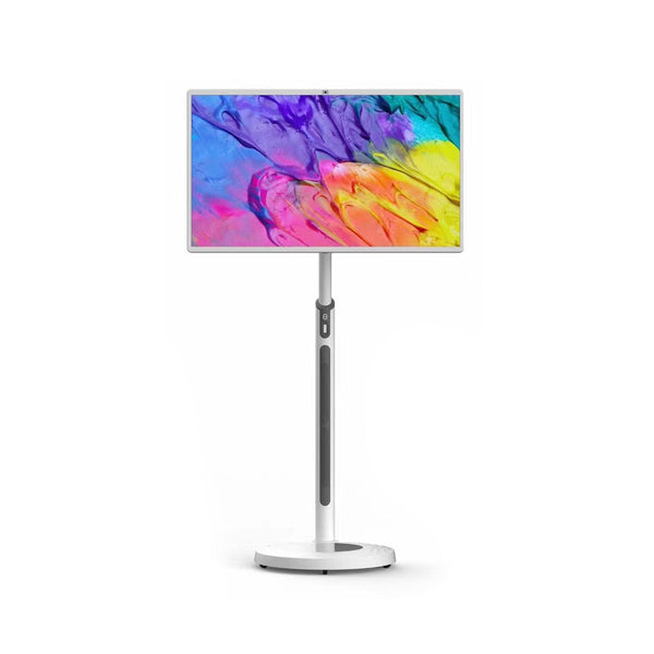 CRONY TX32-1 mobile display 32 Inch Wheeled Portable Monitor with Touch 1080p Built-in Battery Speakers Bluetooth Enabled USB-C HDMI Connection