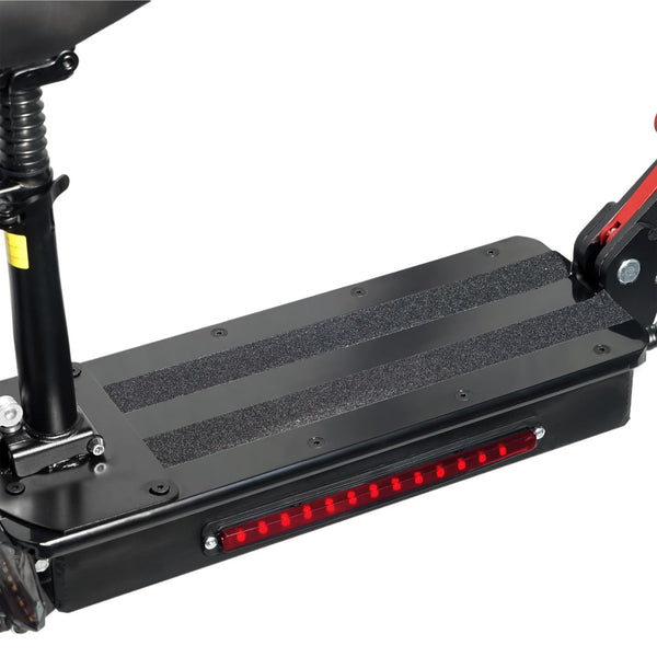 CRONY V10 Big Display+Seat Electric Scooter 1200W Motor 48V/14AH Battery 25-35KM Range Disc Brakes Front/Rear Suspension