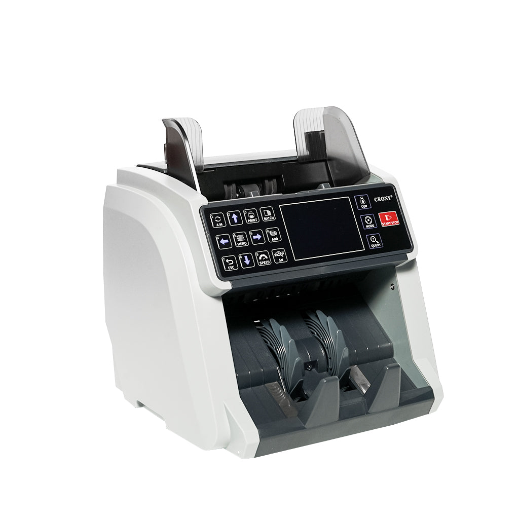 CRONY High-Efficiency Multifunctional Bill Counter WRM-995 with Serial Number Recognition and High-Speed Counting Banknote Verifiers