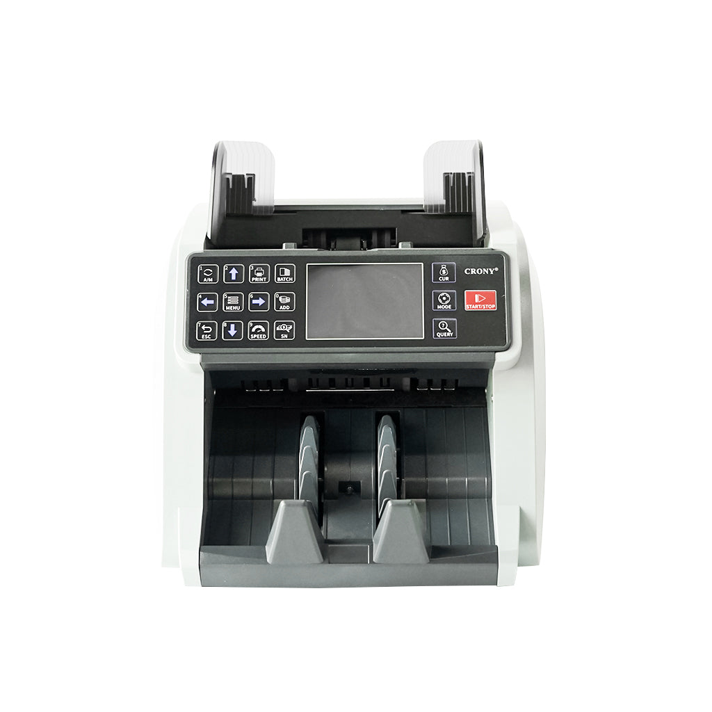 CRONY High-Efficiency Multifunctional Bill Counter WRM-995 with Serial Number Recognition and High-Speed Counting Banknote Verifiers