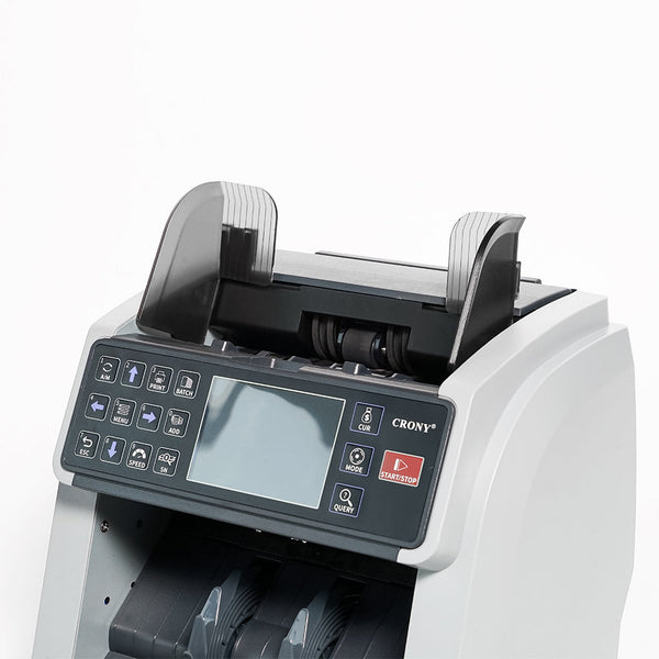 CRONY High-Efficiency Multifunctional Bill Counter WRM-995 with Serial Number Recognition and High-Speed Counting Banknote Verifiers