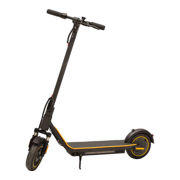 CRONY Q6 Foldable Electric Scooter 350W 36V 7.5A 25-35KMH Endurance 3-5H Charging APP Bluetooth Sound System Side Lights LED Tail Light